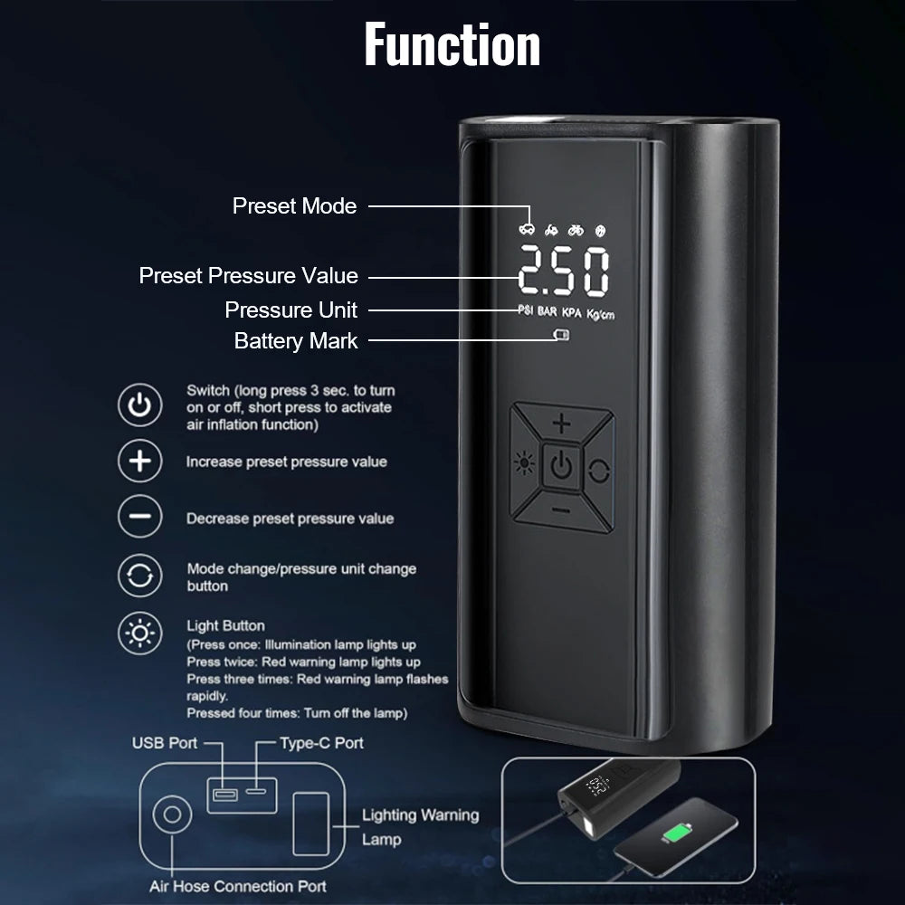 AeroMate – Portable Air Pump