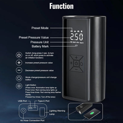 AeroMate – Portable Air Pump