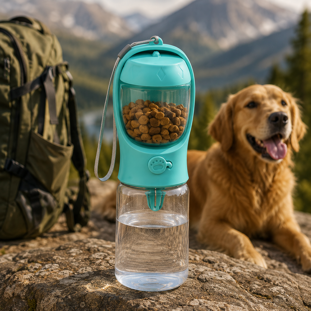 TrailBuddy - Food & Water Travel Bottle