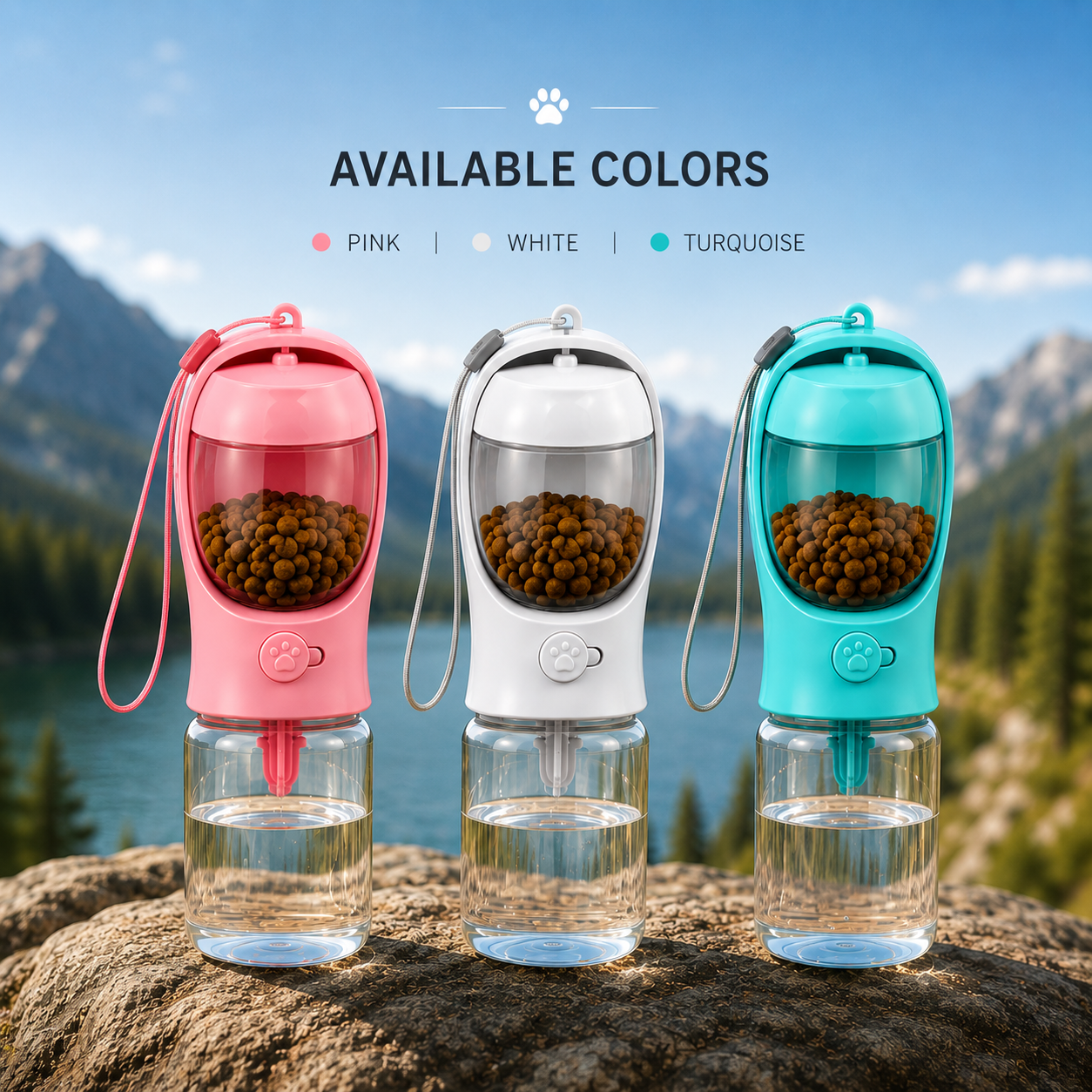 TrailBuddy - Food & Water Travel Bottle