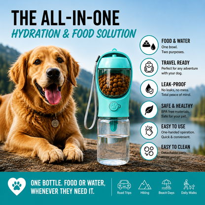 TrailBuddy - Food & Water Travel Bottle