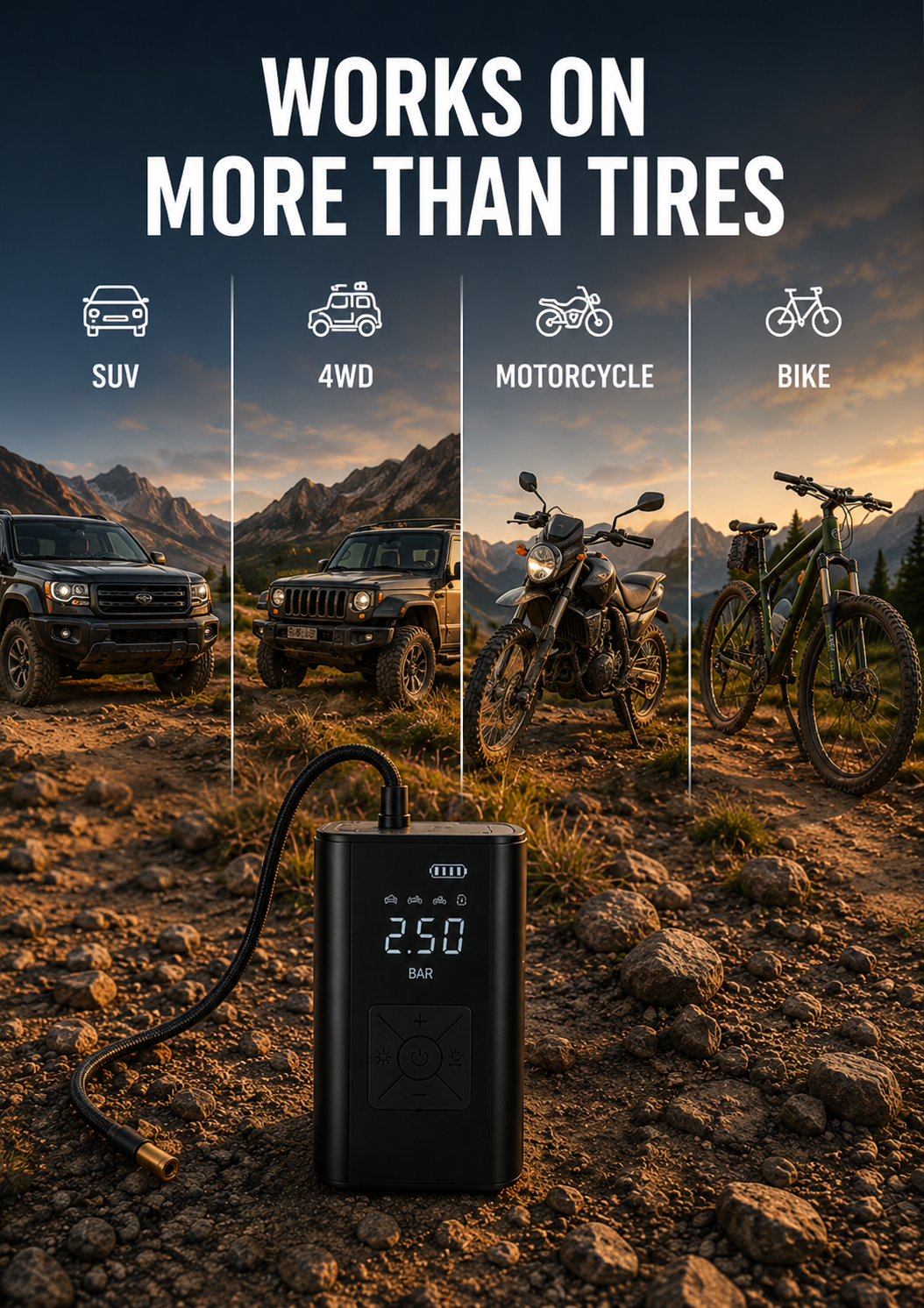 AeroMate – Portable Air Pump