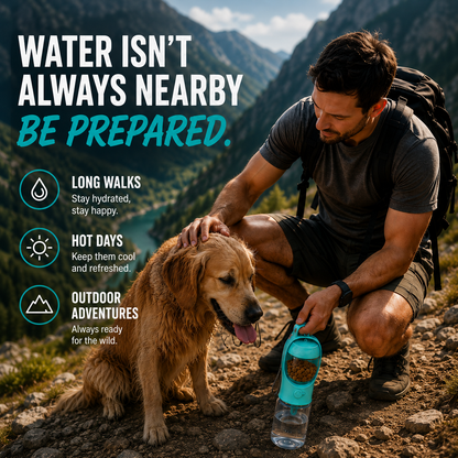 TrailBuddy - Food & Water Travel Bottle